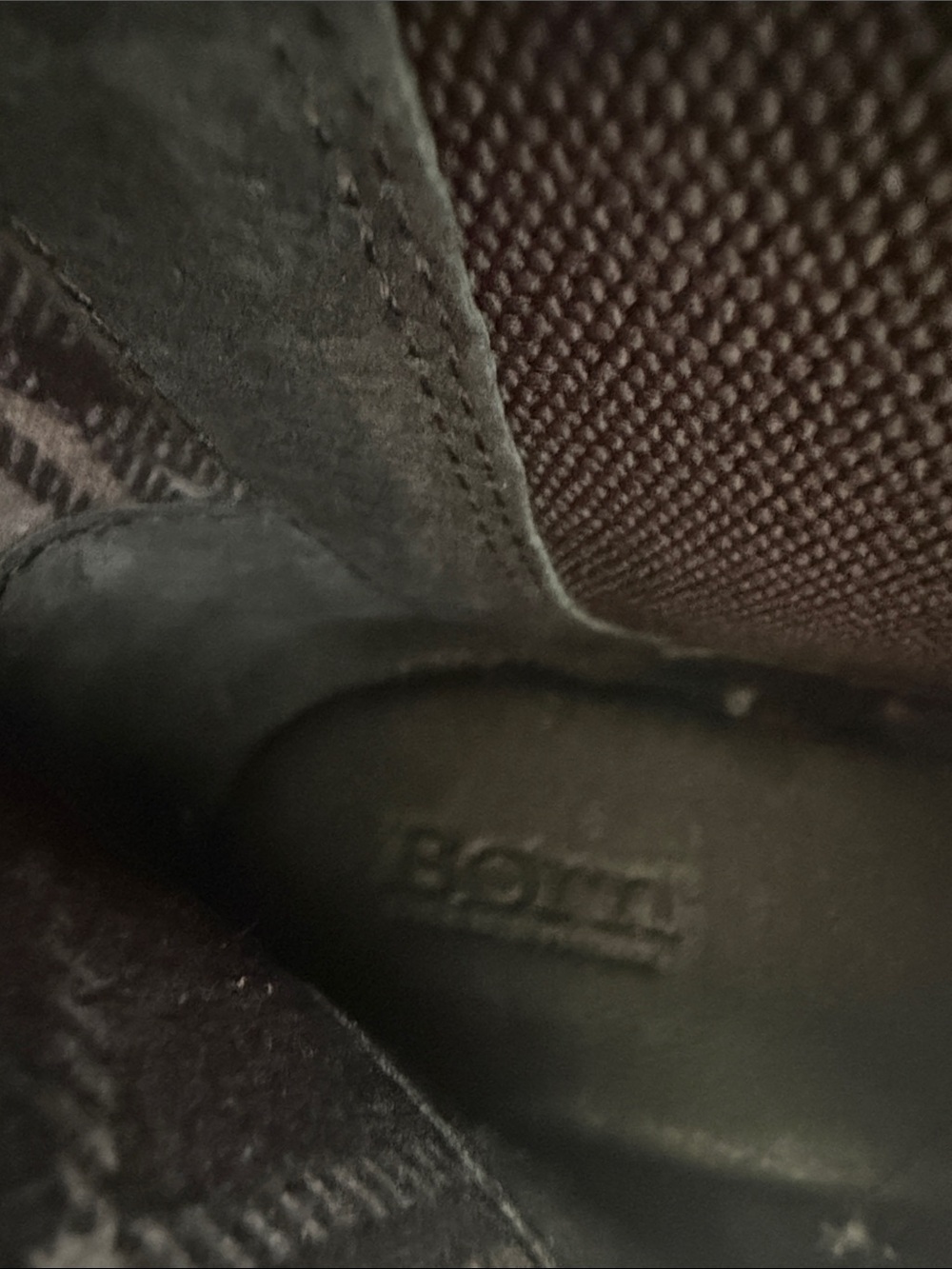 Born Black Leather Tall Riding Boots Women’s Size 8 M Wide Calf Pull-On - Picture 9 of 11